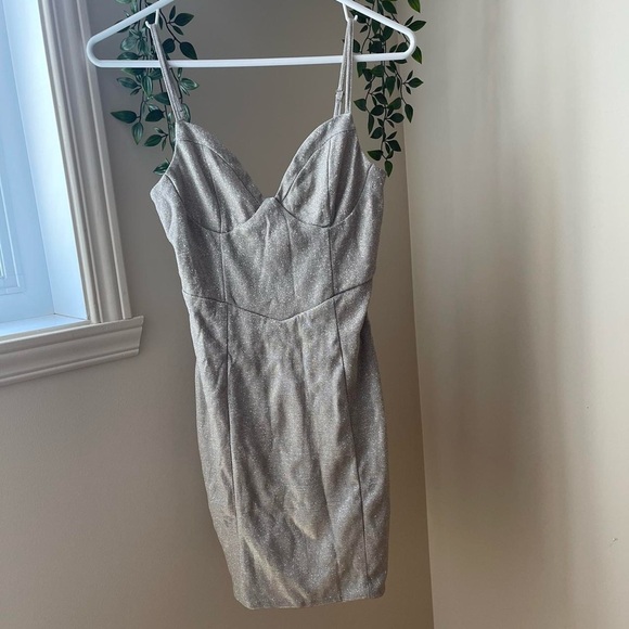 Tiger mist silver bodycon dress 
Size: XS - Picture 3 of 6